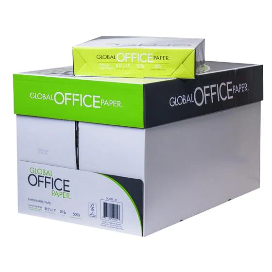 Global Office Paper 20# FSC 8.5 x11 10M Pre Hi Br Wh 5000/C (PWC-COC-000268 FSC Mix)