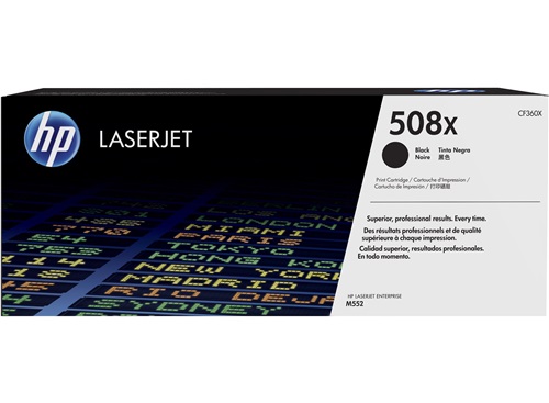 HP  508X BLACK LASERJET TONER CARTRIDGE (CF360X)