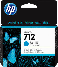 [6657552] HP 712 29ML CYAN INK CARTRIDGE (3ED67A)
